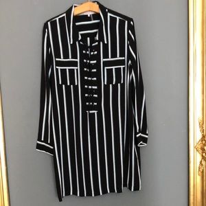 1.State Striped Shirt Dress with 2 pockets 💯 Rayon excellent condition